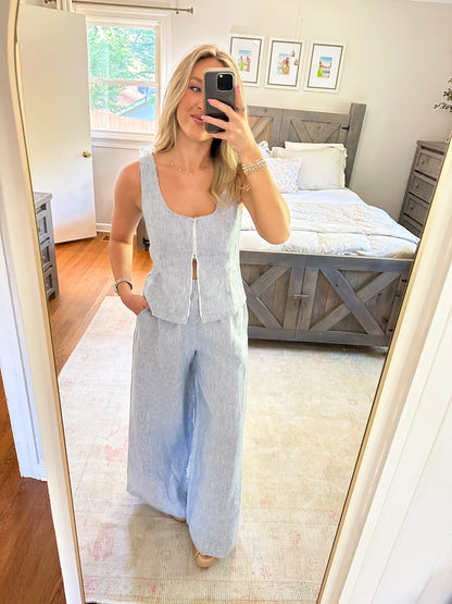 Kenny Flare Pant- Denim