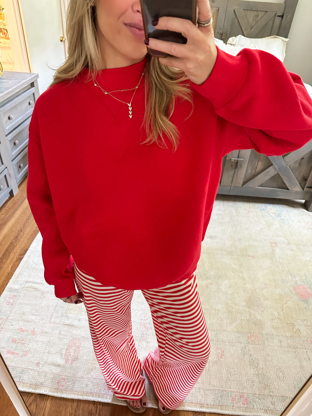 Kiera Mockneck- Red