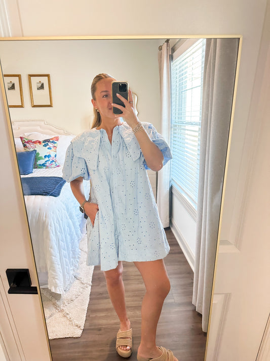 Maelynn Dress- Blue