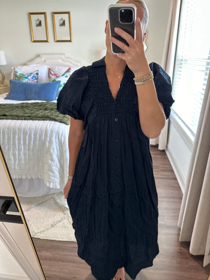Corey Dress- Navy