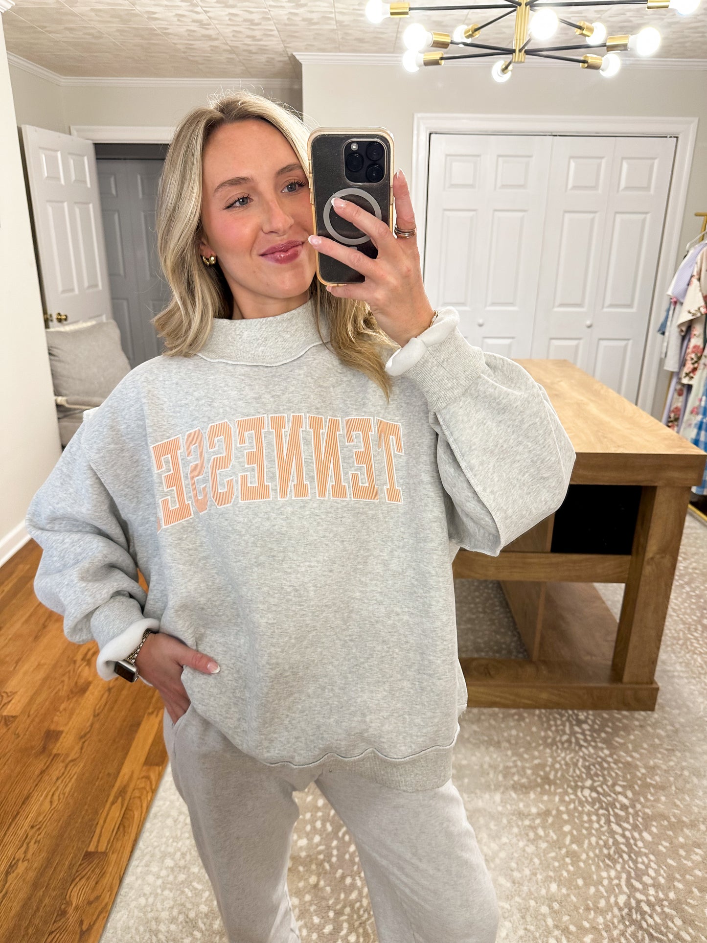 Tennessee Mock Neck Sweatshirt