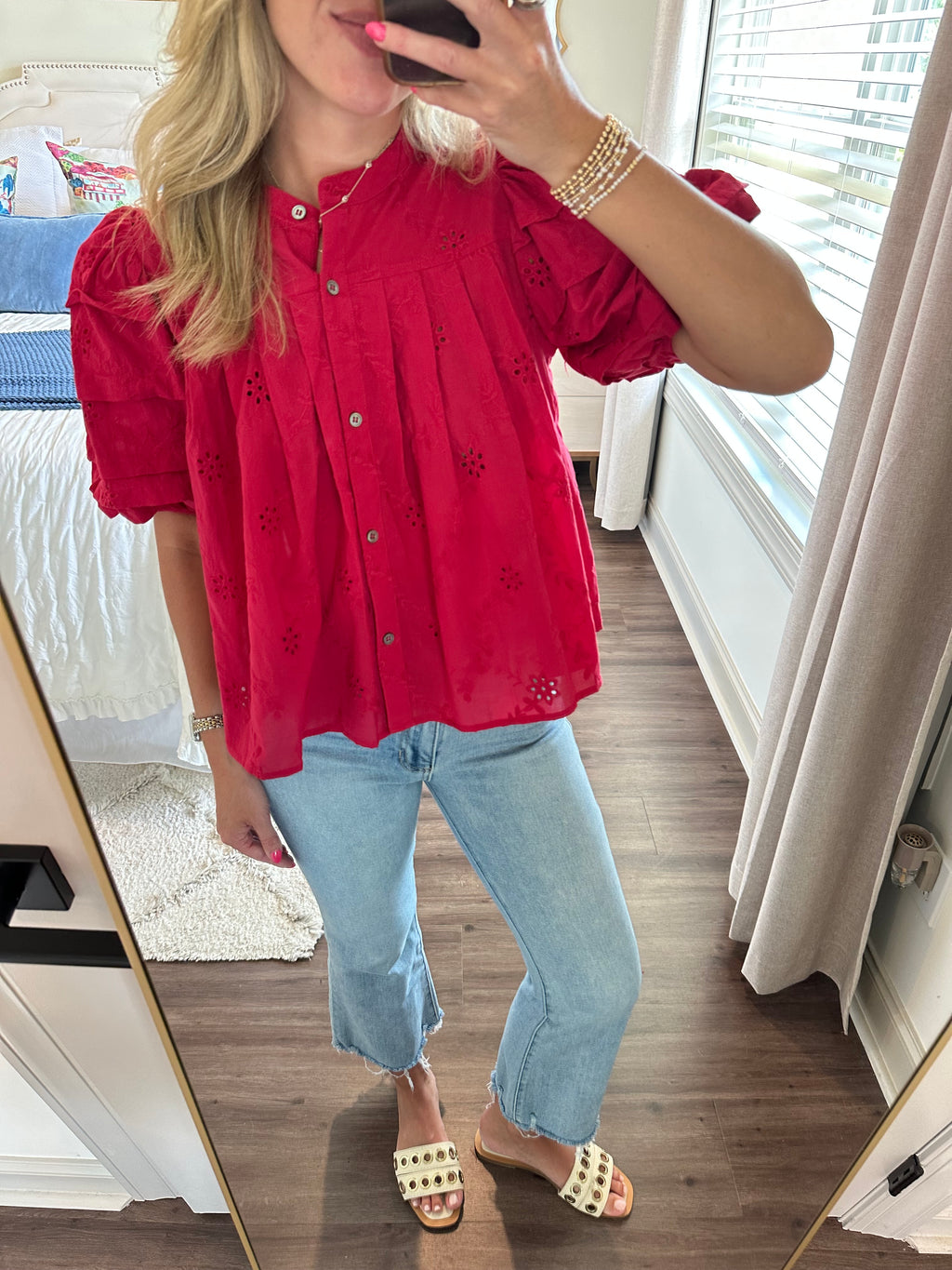 Scarlett Top- Red