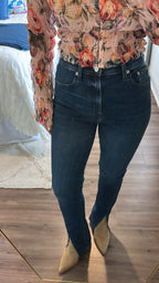 Downtown HR Split Hem Jean- Cheap Thrills
