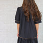 Neely Dress- Black/Tan