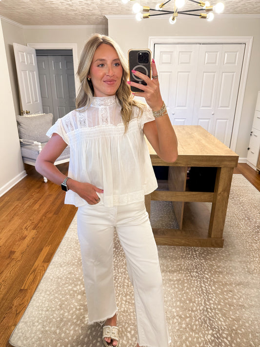 The Sutton Top- White