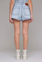 Ava Denim Shorts- Light Wash