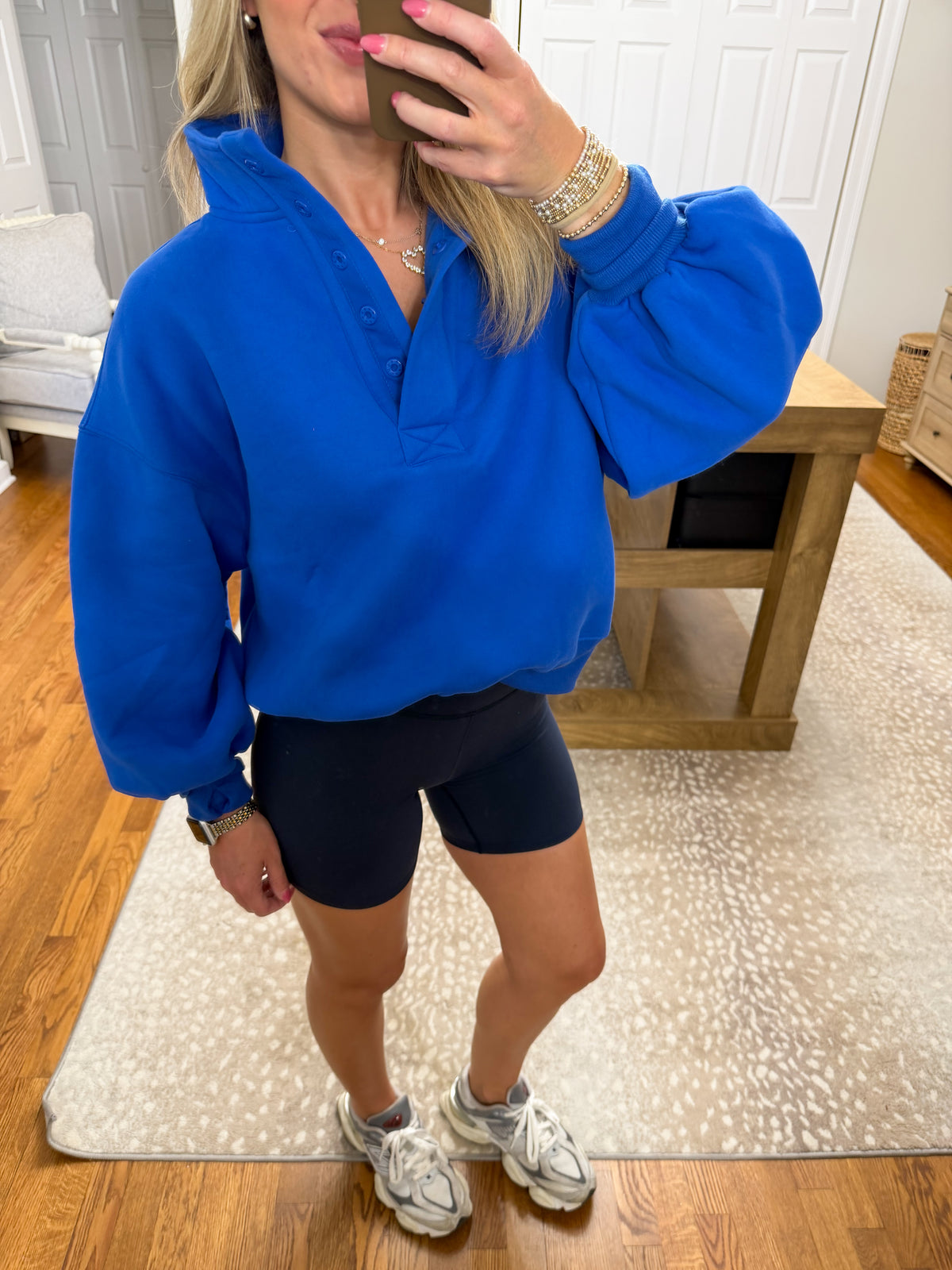 Caroline Pullover- Royal Blue
