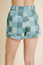 Patchwork Set- Green/Blue