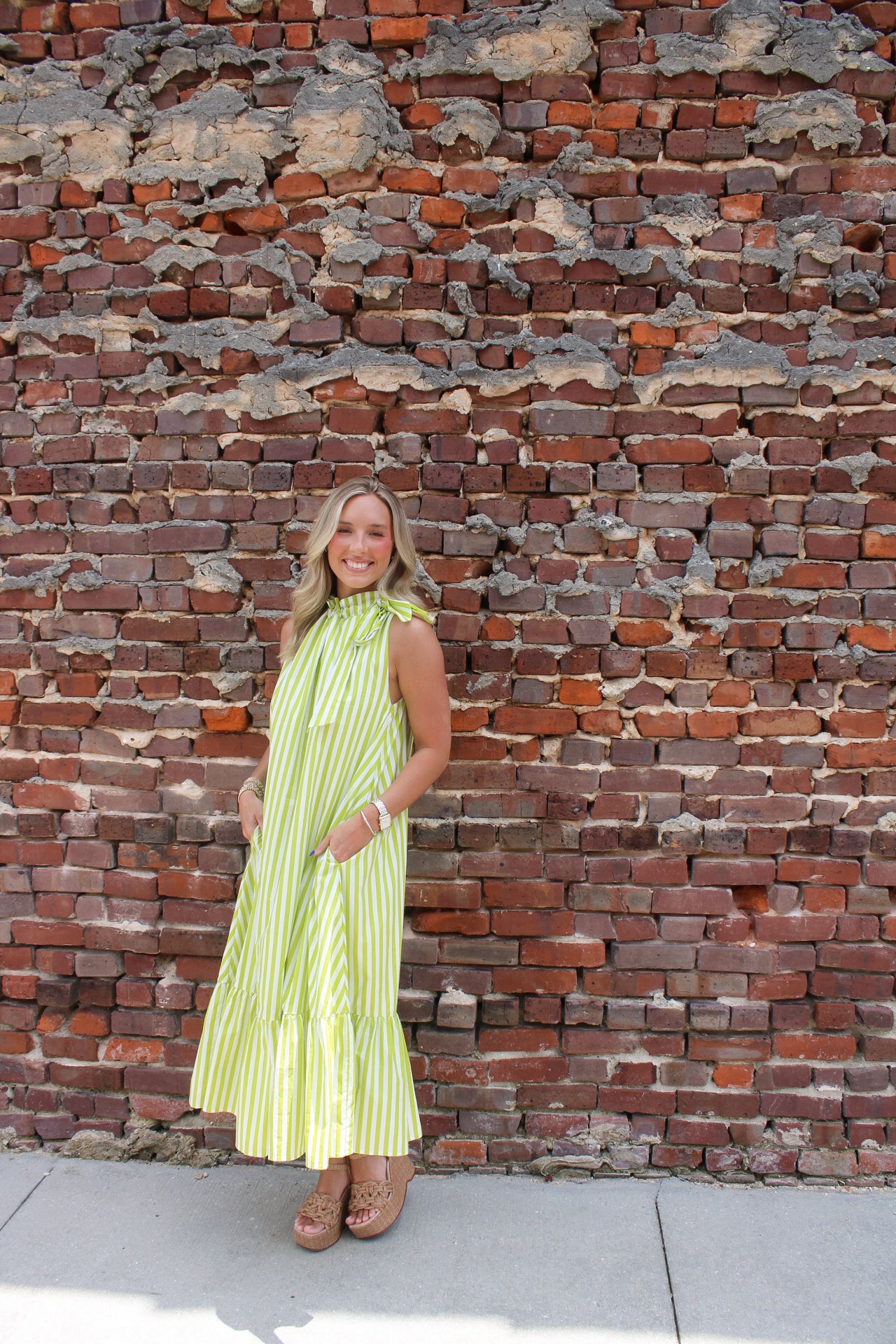 Seaside Escape Midi- Lime