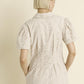 Twill Romper- Eggshell