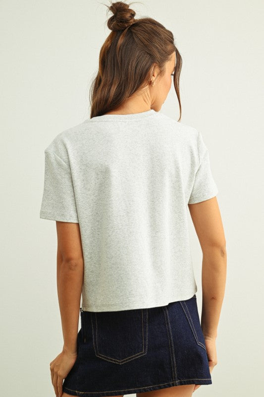 Sunday Brunch Tee- Grey