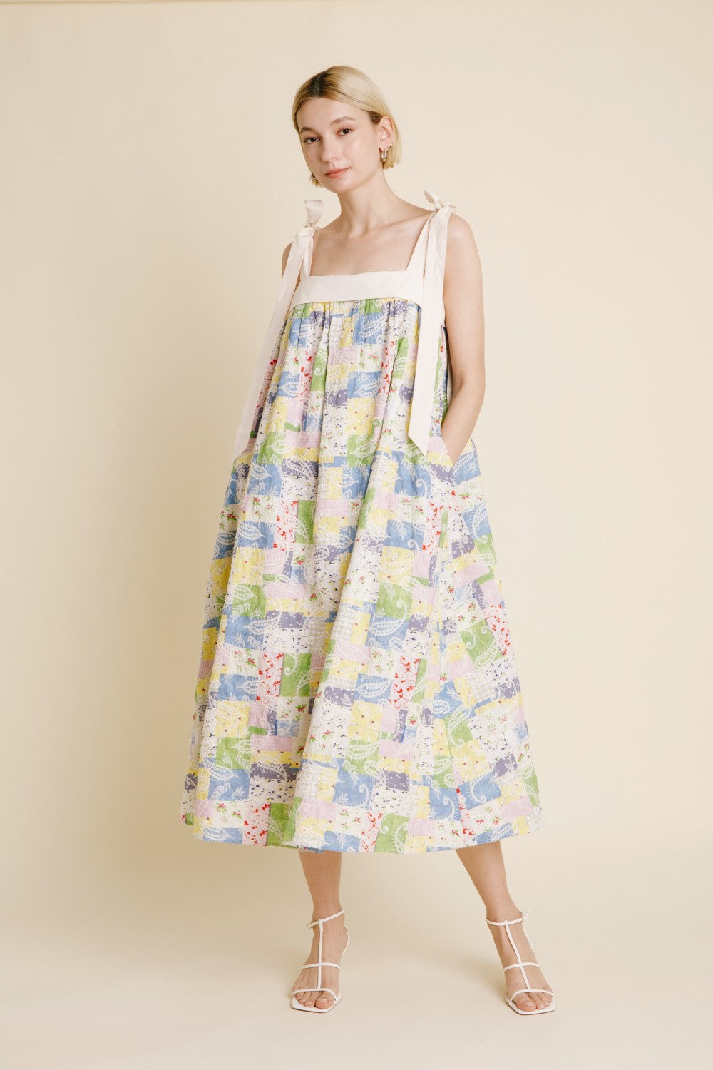 Linny Patchwork Midi