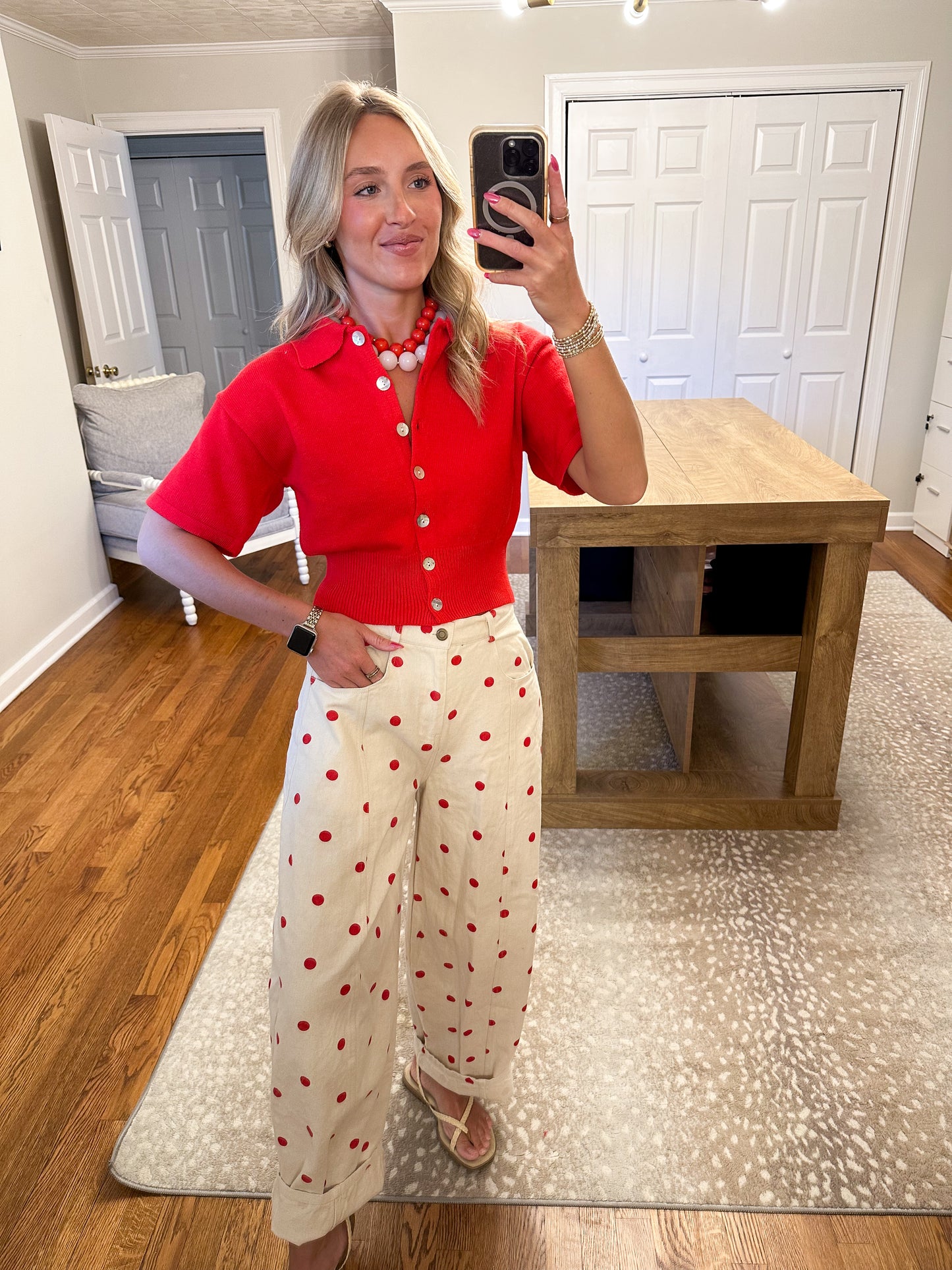 The Aspen Top- Red