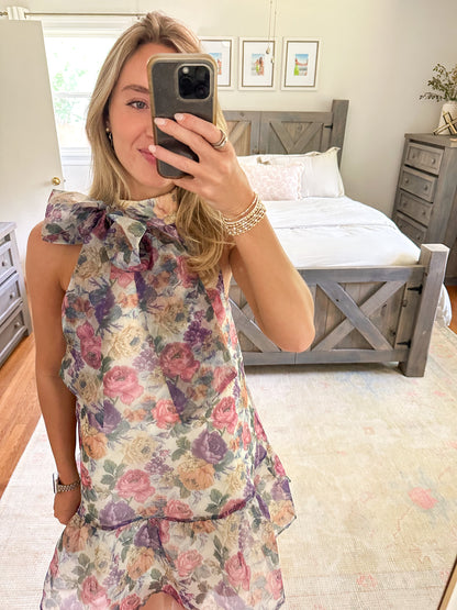 Harlow Bow Mini Dress