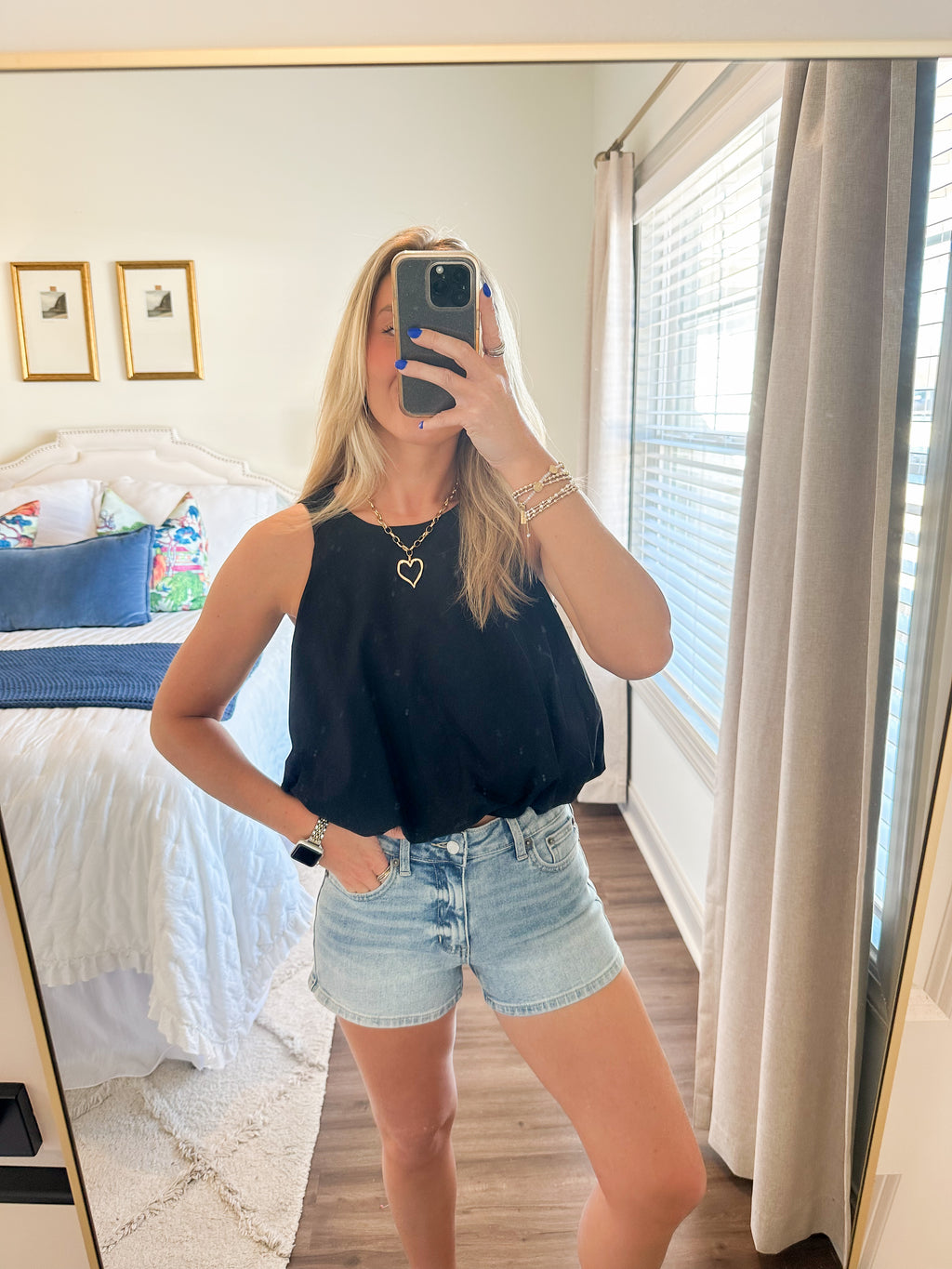 Allie Denim Short- Light