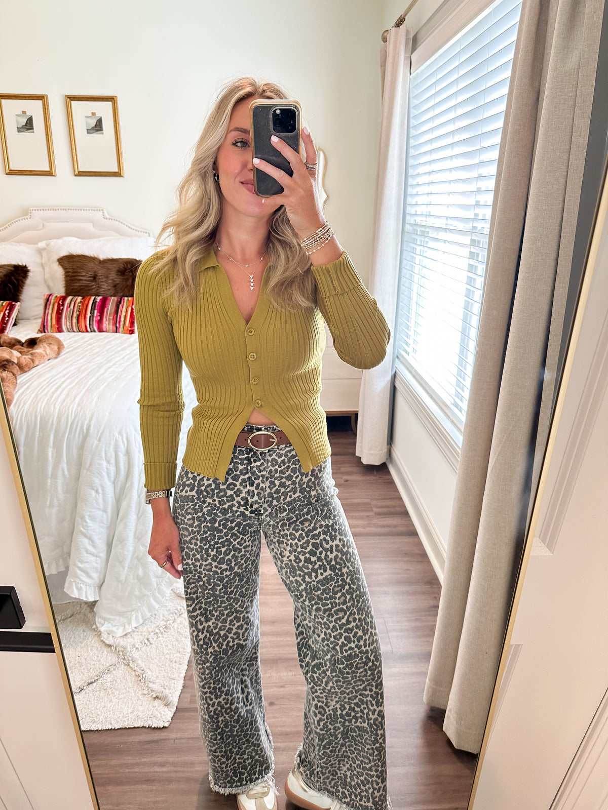 Harlan Knit Top- Kiwi Olive