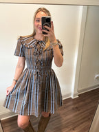 Truitt Plaid Mini- Brown/Blue