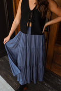 Josie Skirt- Dusty Navy