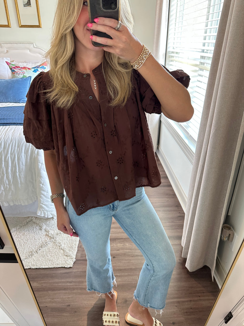 Scarlett Top- Brown
