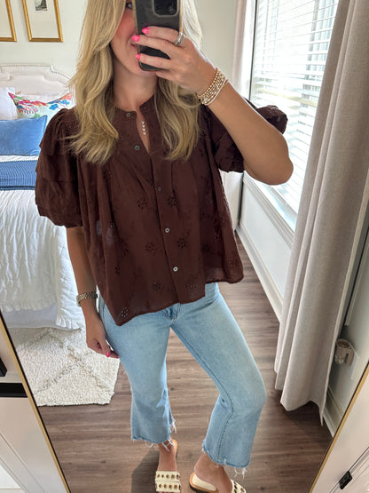 Scarlett Top- Brown