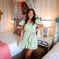 Ruffle Wrap Mini- Lime
