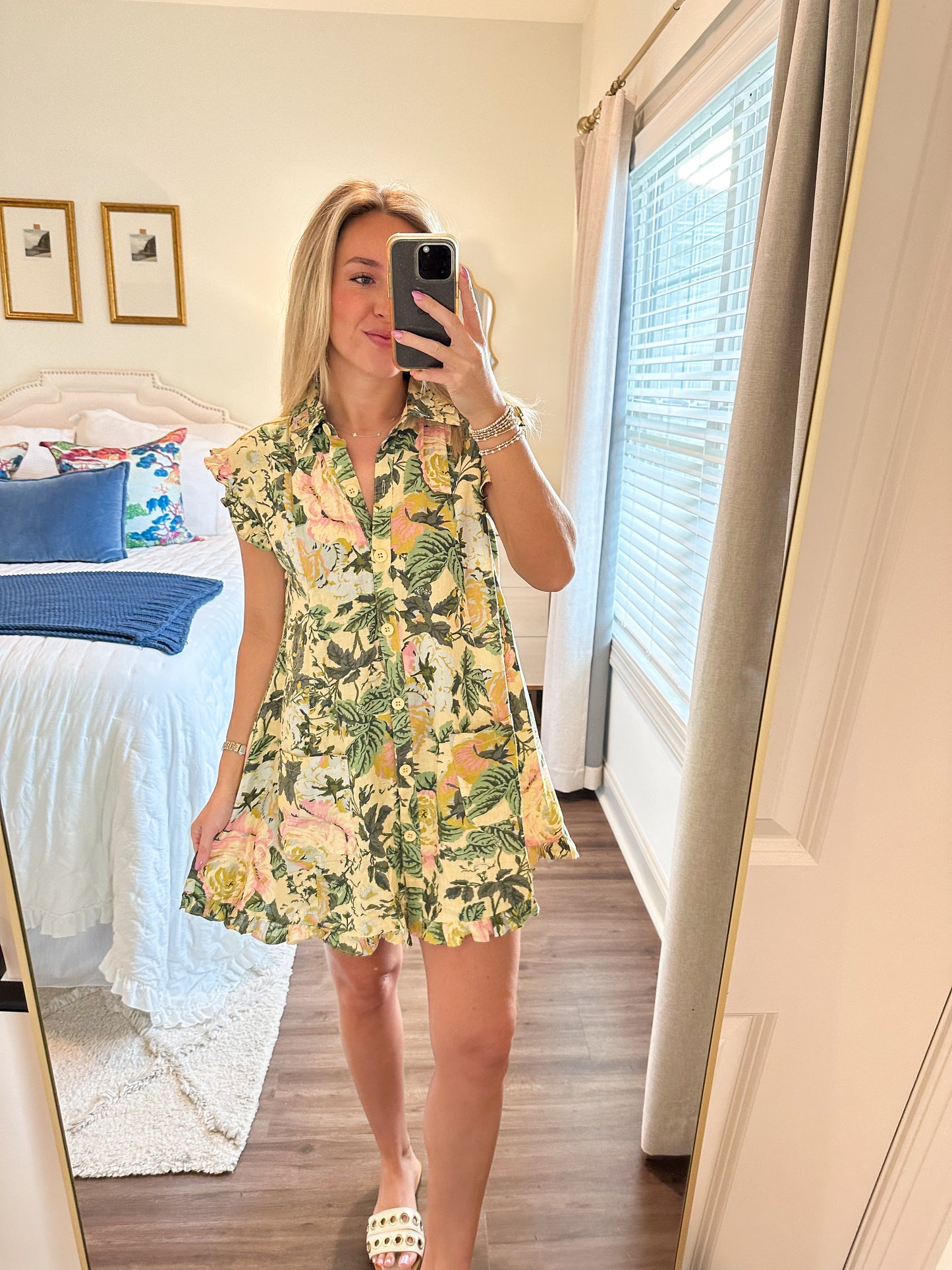 Talia Green Multi Dress
