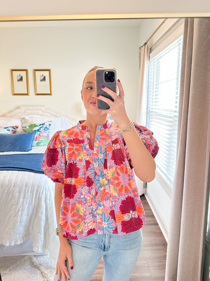 Freesia Top- Multi