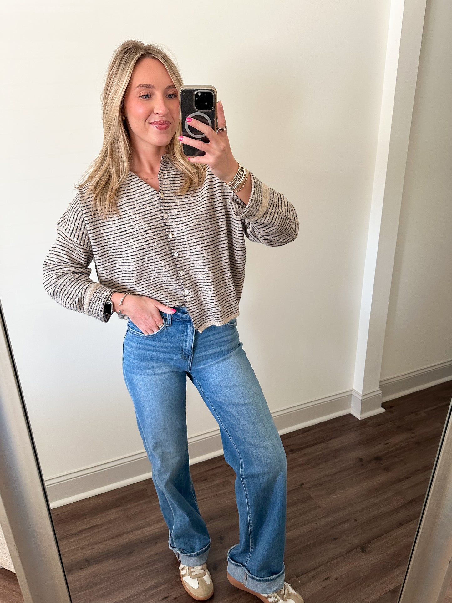 Piper Mini Stripe- Natural