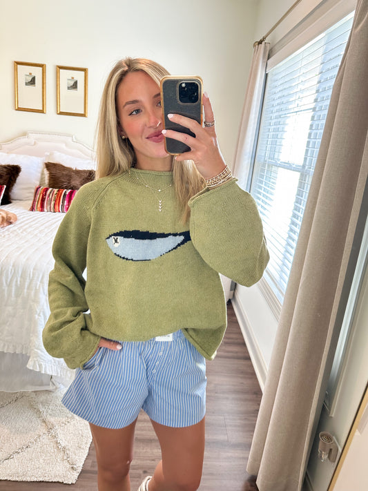 Sardine Sweater- Olive
