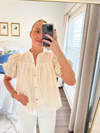 Dakota Top- Light Khaki