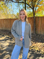 Julia Cardigan- Warm Grey