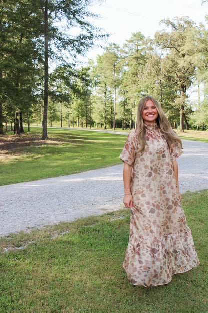Darcy Maxi Dress- Taupe