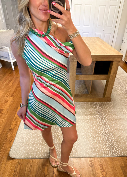 Monroe Stripe Mini Dress