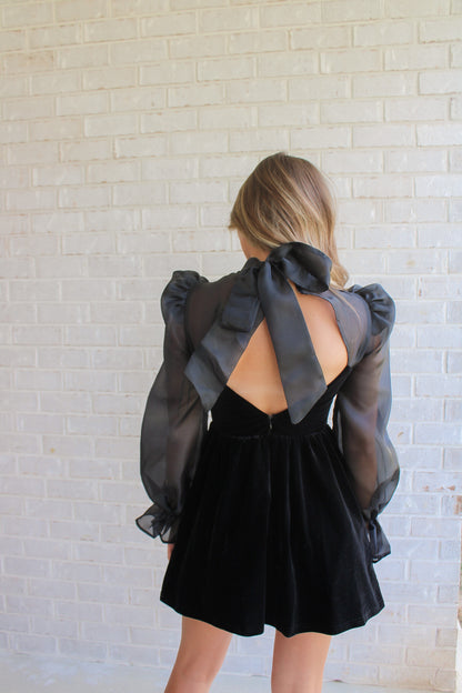 Belle Velvet Mini Dress is