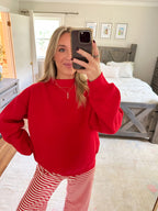 Kiera Mockneck- Red