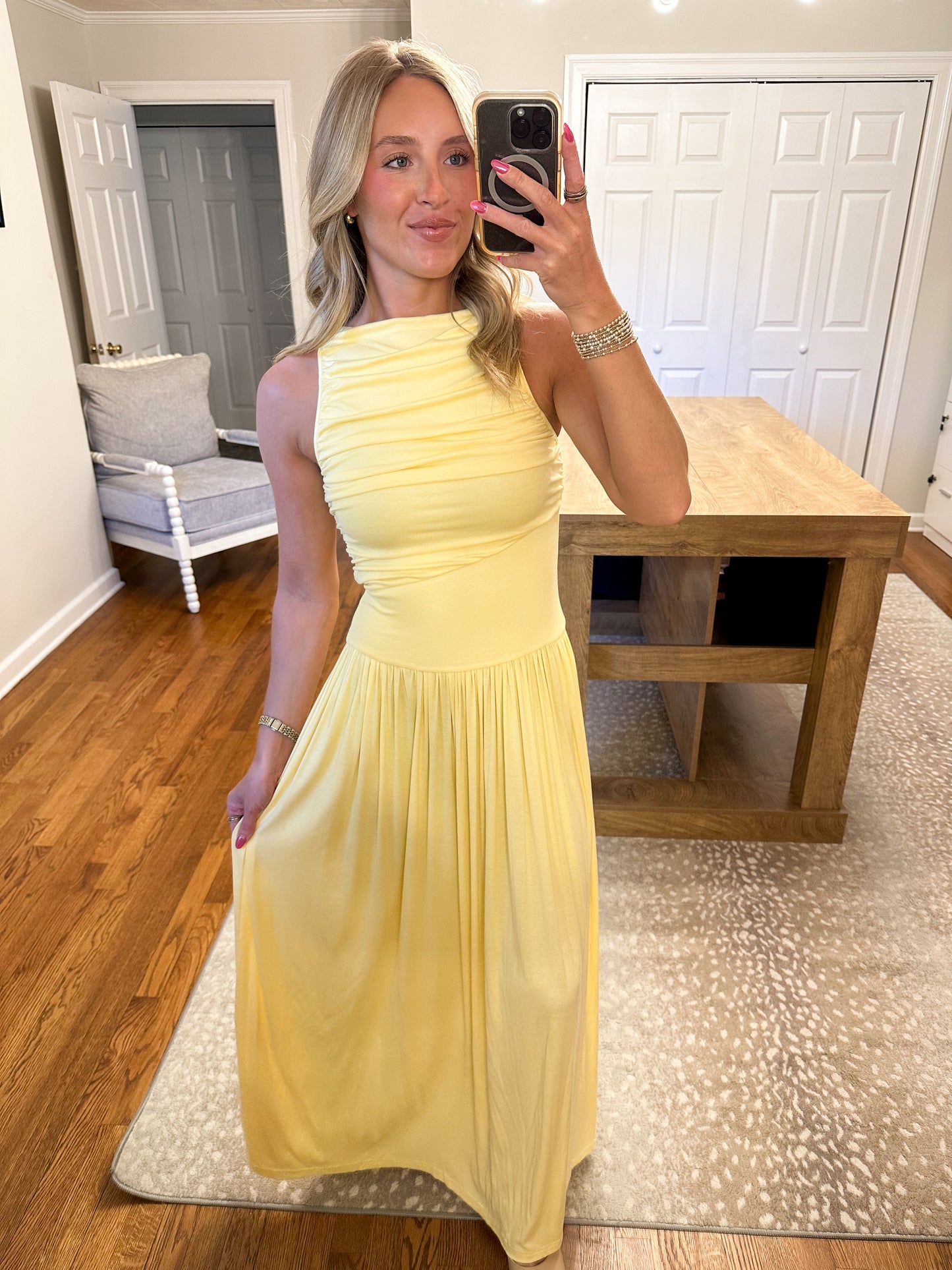 Leni Maxi Dress- Butter