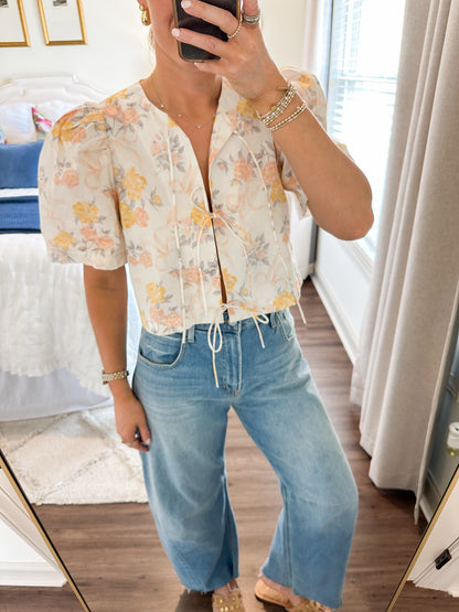Vintage Floral Top