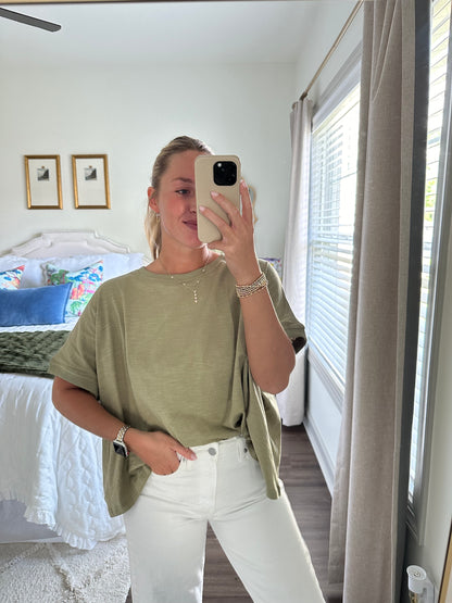 Easy Summer Shirt- Olive