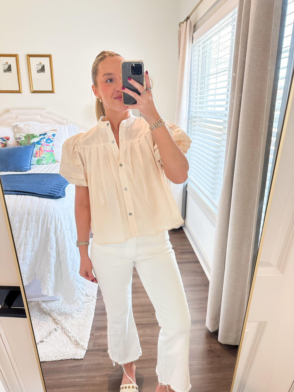 Dakota Top- Light Khaki