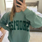 PRE-ORDER- SHOP128 Custom Sweatshirt- Green