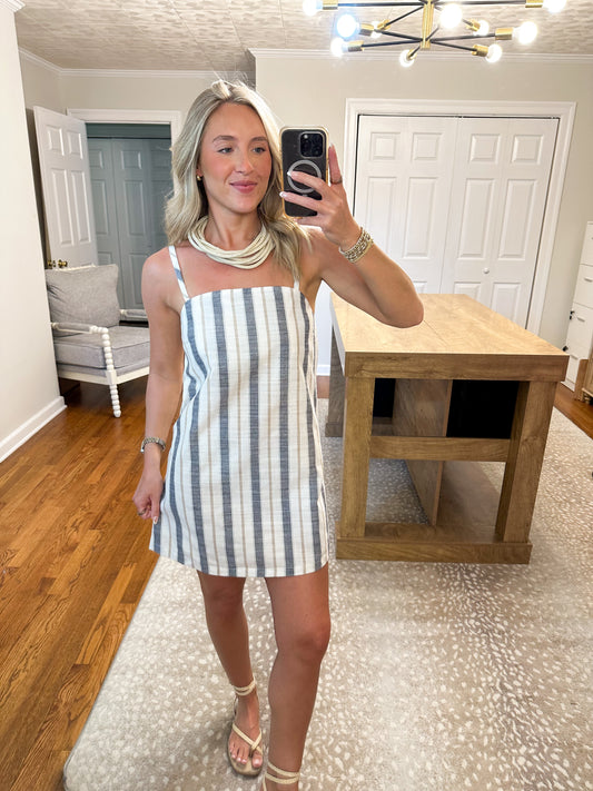 Sadie Stripe Mini Dress