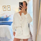 Elsie Denim Set- White