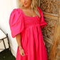 Cara Dress- Hot Pink