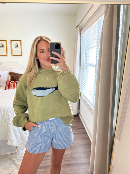 Sardine Sweater- Olive
