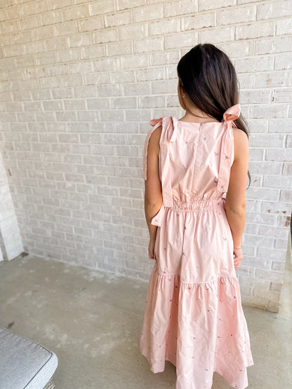 Plya Floral Maxi- Blush Pink