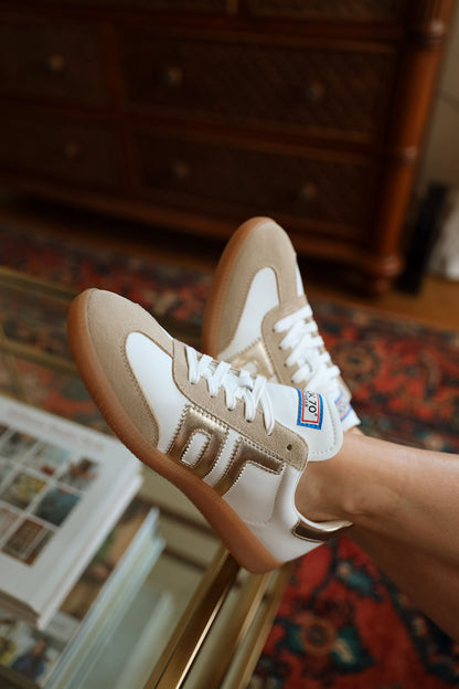 Cloud Sneakers- Gold