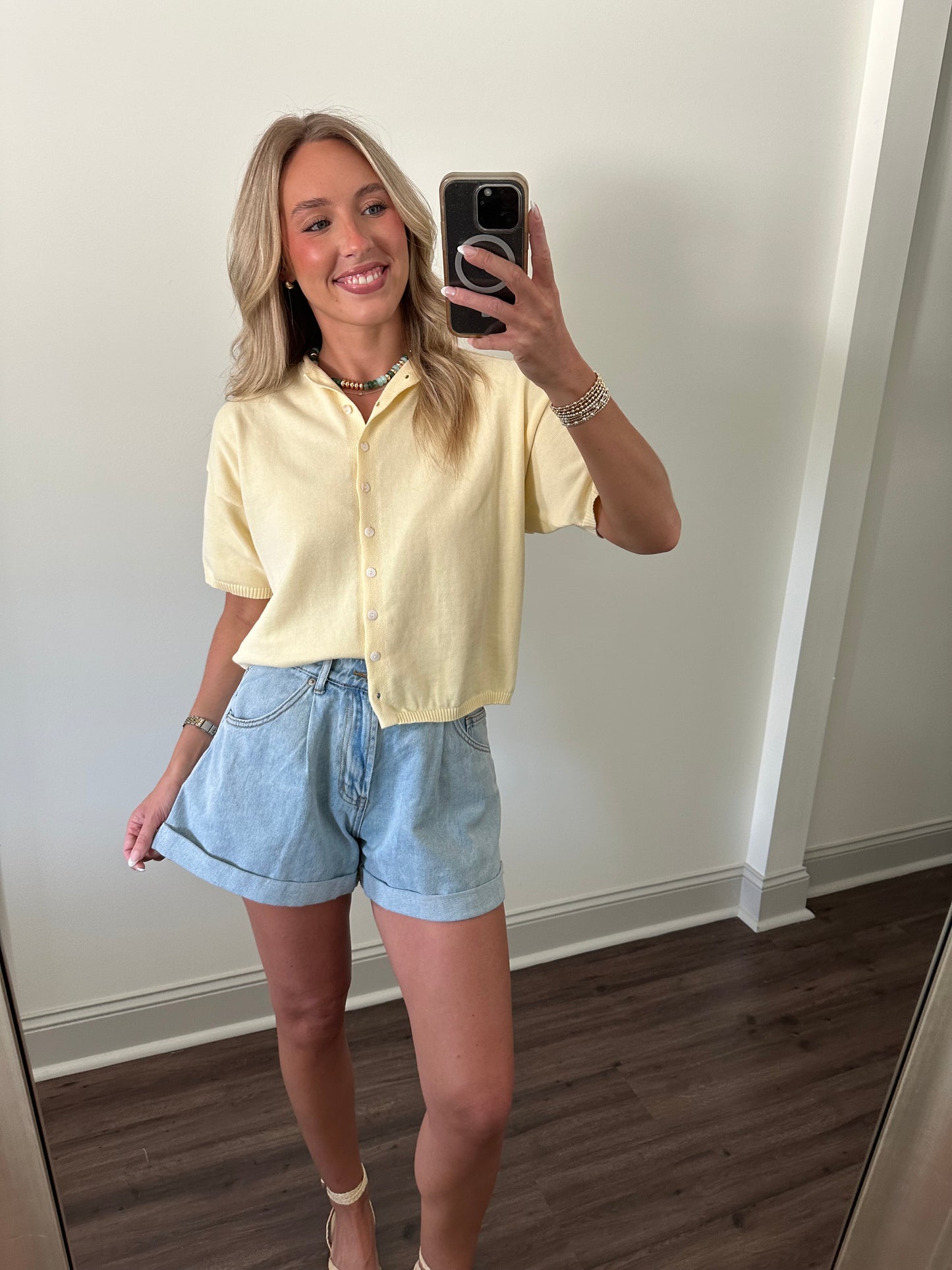 Emilie Top- Butter Yellow