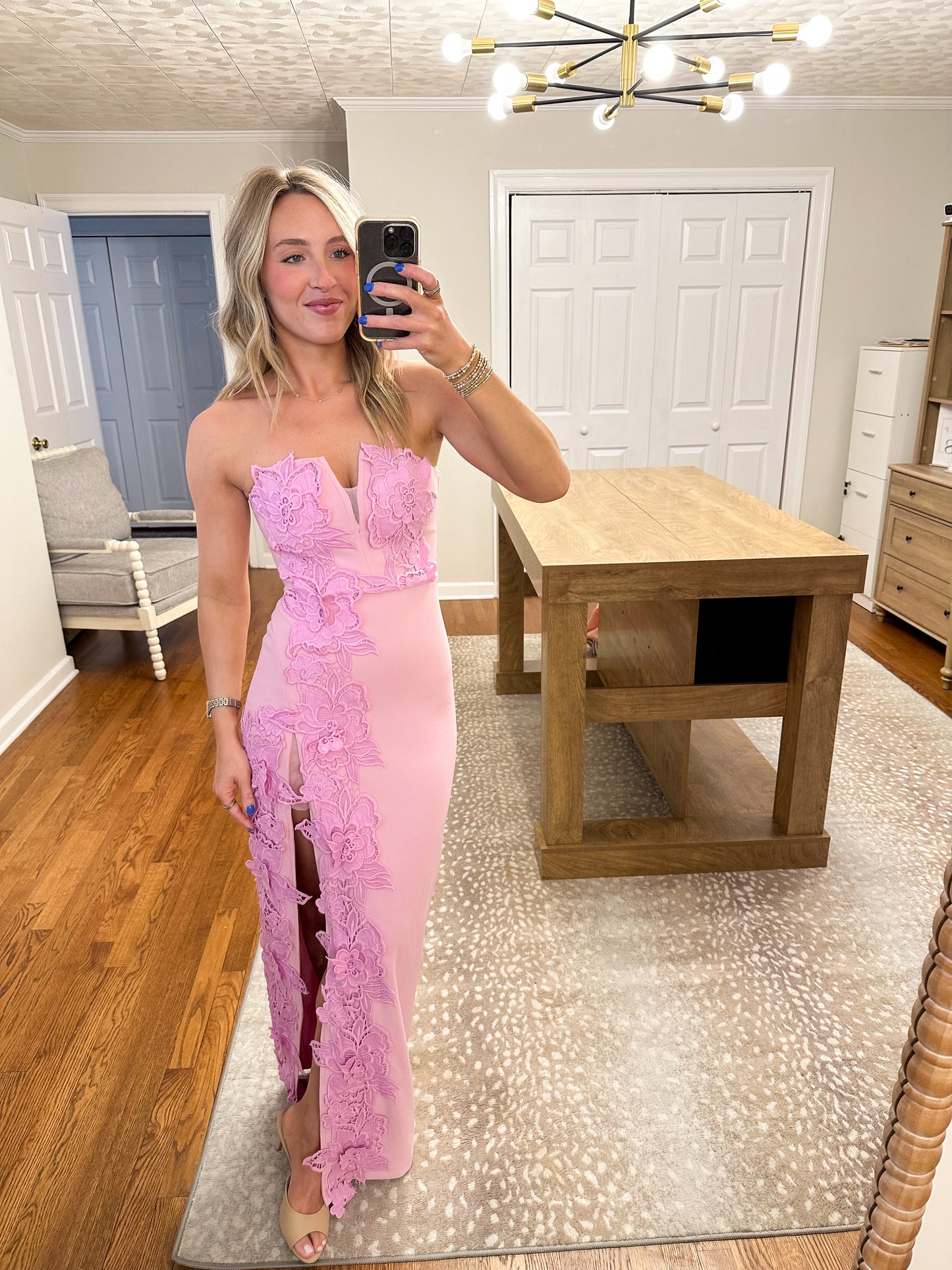 The Belleview Garden Dress- Lilac