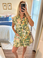 Talia Green Multi Dress