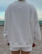 American Dog Mockneck- White